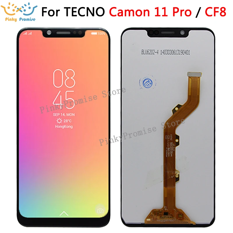 6 2 &quotНовый оригинальный для Tecno Camon 11 Pro CF8 ЖК-дисплей с сенсорным экраном