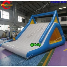 Двери 5x3 м надувная водная горка для продажи, надувная горка для бассейна дешевые надувные горки