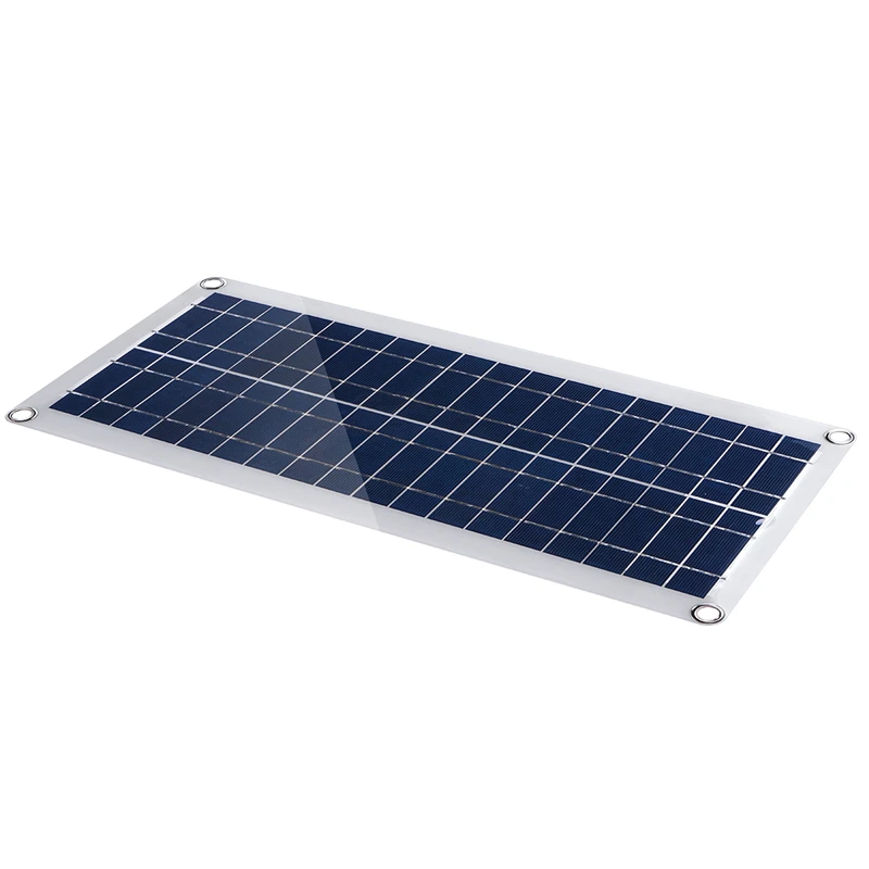 50W 5 V/18 V Панели солнечные Dual USB с автомобильным Зарядное устройство+ 10/20 Вт, 30 Вт, 40A USB, зарядное устройство солнечной Зарядное устройство контроллера для кемпинга на открытом воздухе светодиодный светильник