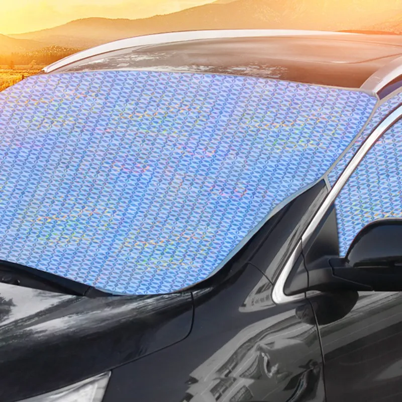 Автомобильная Солнцезащитная шторка лобовое стекло Защита от солнца подходит для нескольких типов автомобиля Ветровое стекло теневое покрытие для защиты от солнца