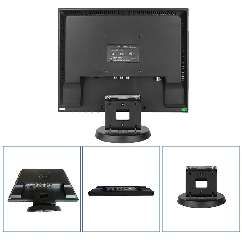 ZHIXIANDA ޴ ũž  ÷, BNC HDMI AV VGA USB ̽, 12 ġ 4:3, 800x600