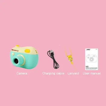 

Toddler Toys Mini Digital Photo Video Game Camera Language Selection File View Cool Kids Camera For Children's Birthday Gift