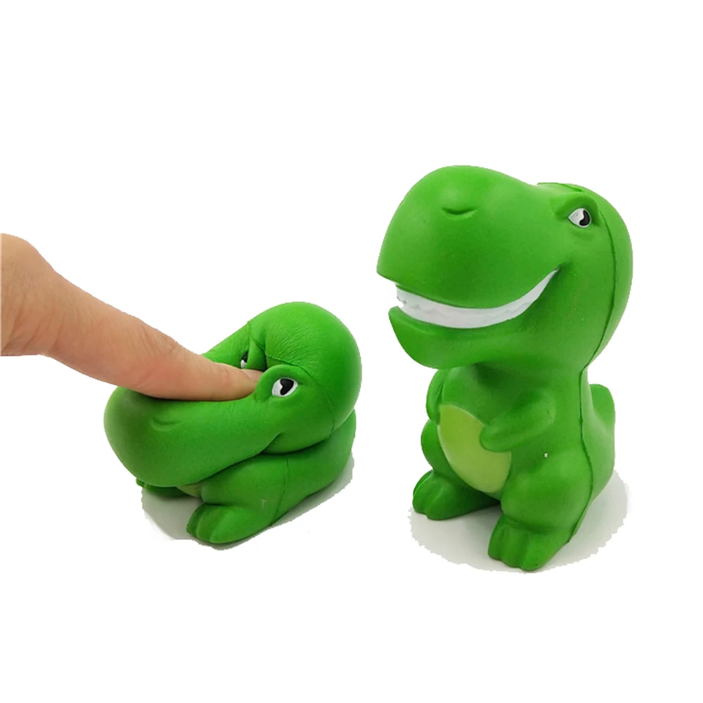 Кавайный мягкий зеленый динозавр сжимает игрушку Squishies ароматизированные медленно поднимающиеся сжимаемые игрушки снятие стресса игрушки подарок Прямая поставка
