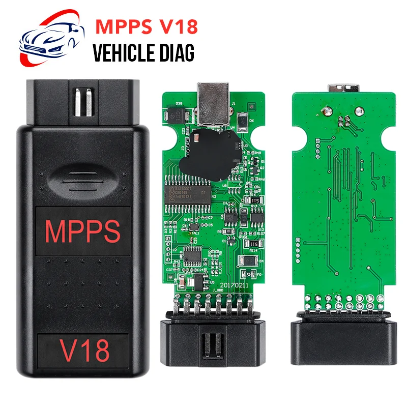 Новый диагностический инструмент MPPS V18 ECU Flasher EEprom программатор для настройки OBD2