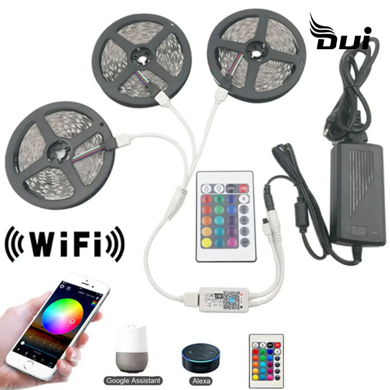 Дой горячий стиль 5050Led Гибкая лампа DC12V5M300led A + 44-клавишный RGB дистанционный пульт