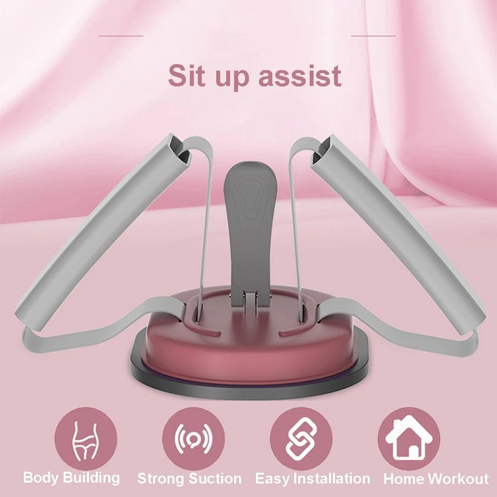 Fitness Sit Up Assist Abdominal Muscle Training Portable Sit Up Suction Adjustable Workout Equipment Home Gym Exercise