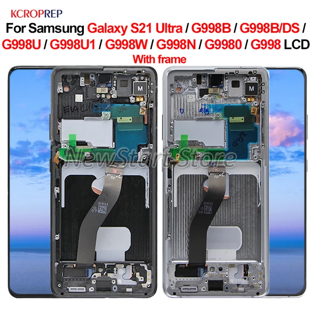 Original 6.8'' AMOLED LCD Replacement for SAMSUNG Galaxy S21 Ultra 5G Touch  Screen SM-G998B, Display with Back Glass - AliExpress