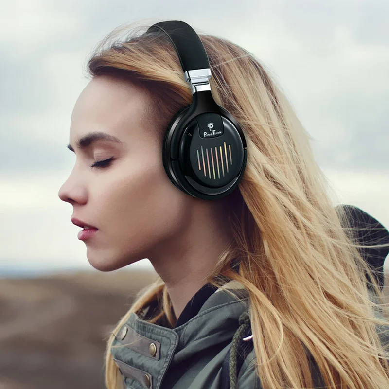 HIFI stereo headphones Bluetooth Headset Wireless Headphones Foldable Sport Earphone Microphone headset FM and support SD card