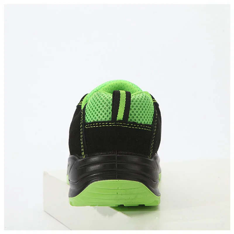 

Men Breathable Work Safety Shoes Steel Toe Cap Boots Anti-smashing Anti-puncture Anti-slip Camel Construction Safety Boots