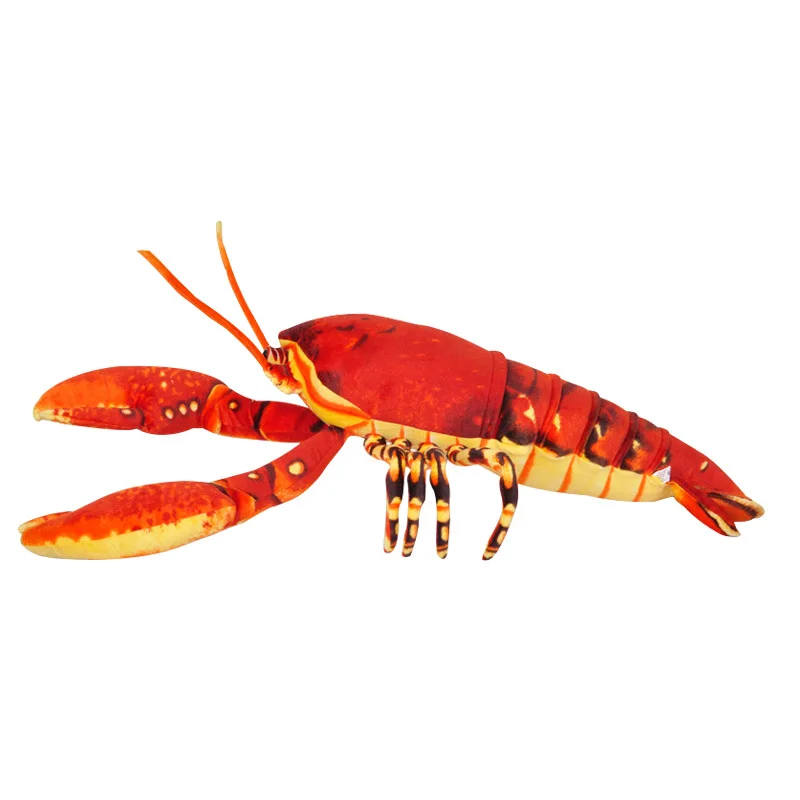 

Simulation large lobster marine creature plush doll creative children's comfortable personalized gift pillow Birthday Gift Home