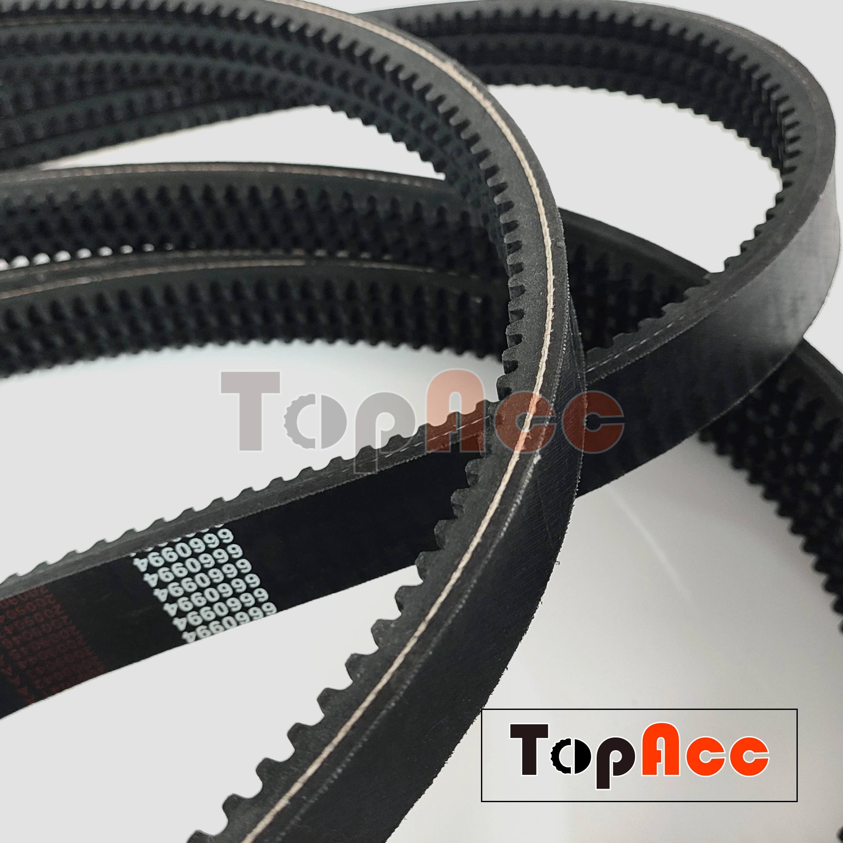 3 개의 그루브가있는 구동 벨트 6660994 1PC 적합 Bobcat Skid Steer Loaders 753 763 773 및 7753 Great Wear Resistance
