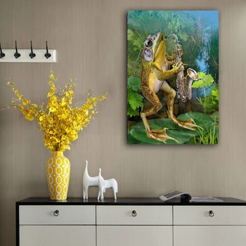 

DIY colorings pictures by numbers with frog picture drawing Relief painting by numbers framed Home