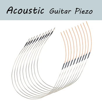 

10PCS Guitar Pickups Fishman Acoustic Guitar Saddle Piezo Bridge Pickup Soft W/2.5 Jack For Acoustic Guitar Pickup