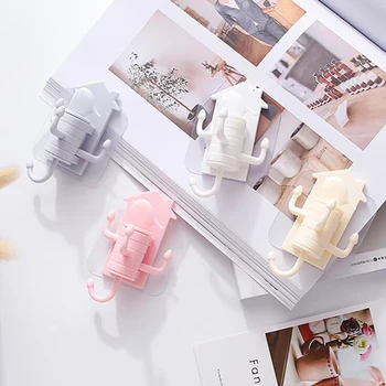 

Bird Vertical Rotating Hook Waterproof Strong Adhesive Nail-free Kitchen Wall Bathroom Multifunctional Hook Home Tools