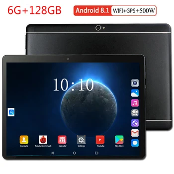 

2020 Tablet 10.1 Inch Android 8.0 Octa core 6GB+128GB 4G Lte Tablets Phone Call Dual SIM Octa Core 1920x1200 IPS FHD Screen