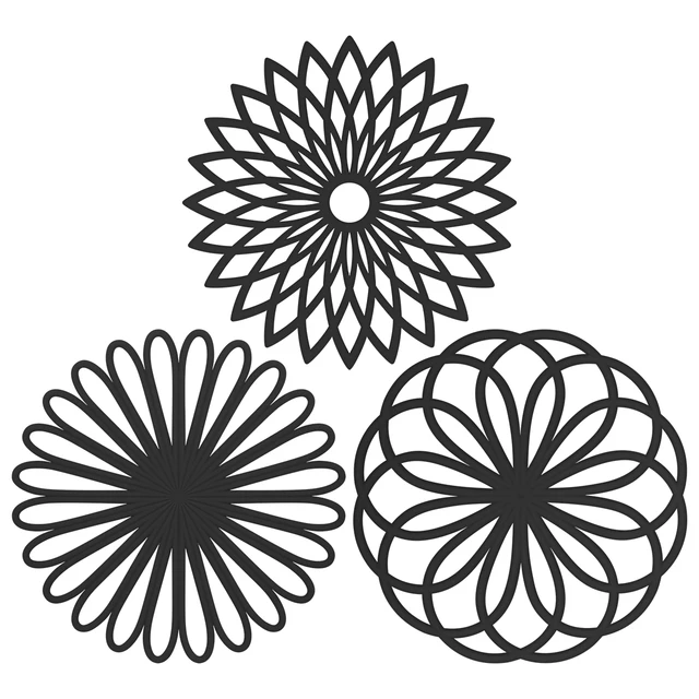 Black set of 3