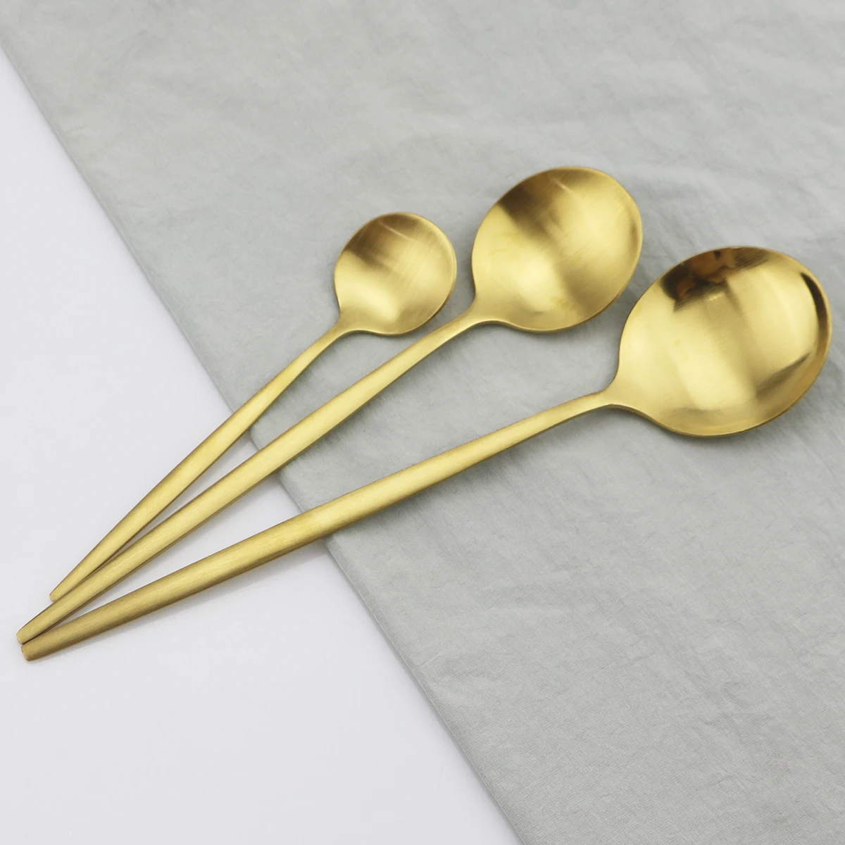30Pcs Matte Gold Cutlery Set Stainless Steel Dinnerware Knife Dessert Fork Spoon Dinner Silverware Kitchen Party Tableware Set cutlery set western style cutlery set stainless steel cutlery set