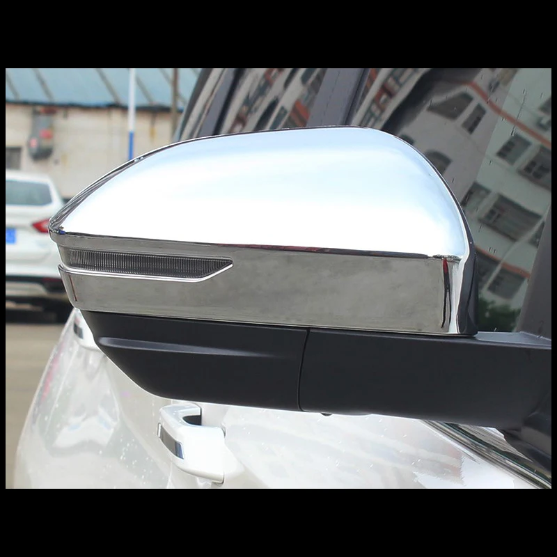 Для BaoJun 530 2 шт. ABS Автомобильная Боковая дверь зеркало заднего вида защитная рамка Накладка аксессуары для стайлинга автомобилей