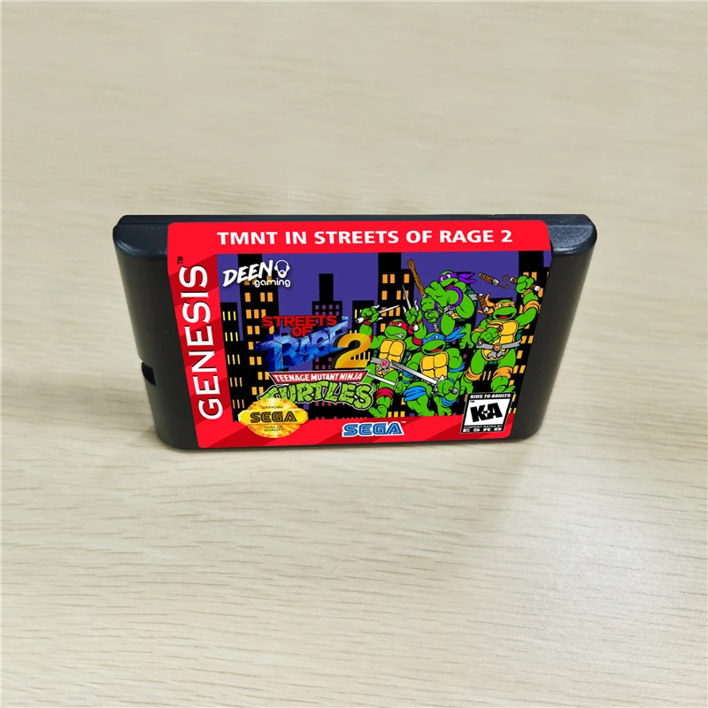 Картридж Streets Of Rage 2-16 bit MD Games для консоли MegaDrive Genesis