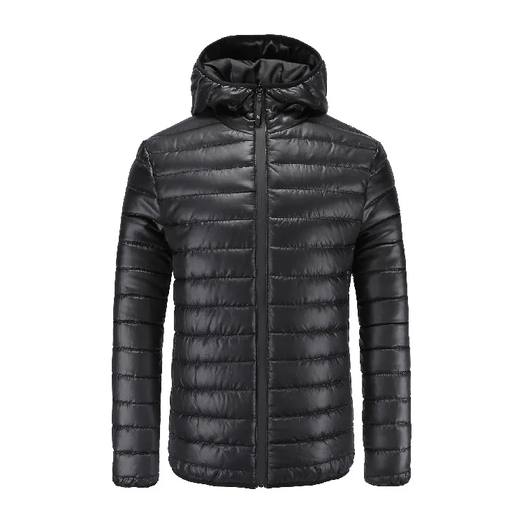 AliExpress осень и зима горячая распродажа мужское теплое хлопковое пальто с капюшоном My02
