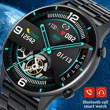 

2021 New Bluetooth Call Smart Watch Men Pedometer Watches IP68 Waterproof Heart Rate Smartwatch For Xiaomi Huawei Support Hebrew