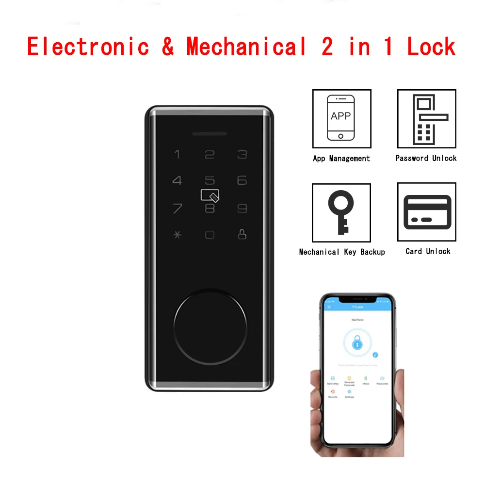 Smart Lock Keyless Entry Door Lock Deadbolt Digital Electronic