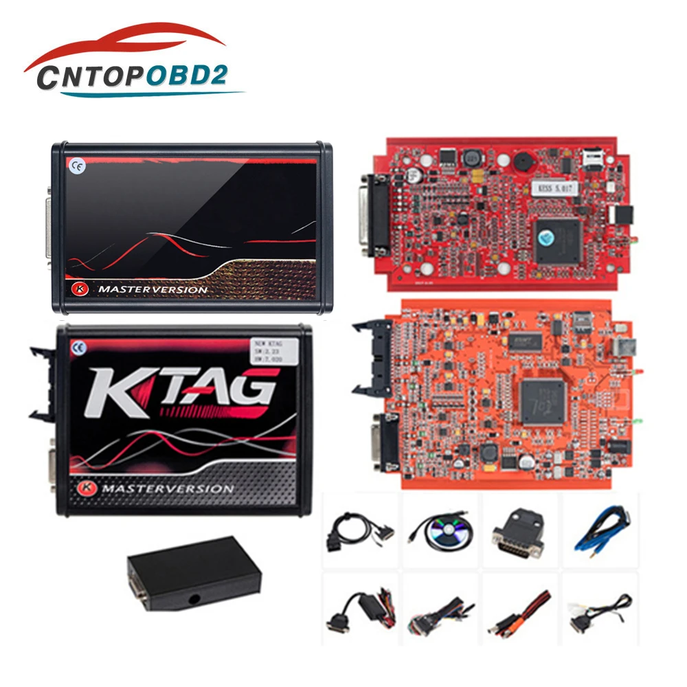 KESS V2.47 V5.017 EU Red kess ECM Titanium KTAG V2.25 V7.020 4LED Online Master Version Fgtech 0475 OBD2 ECU