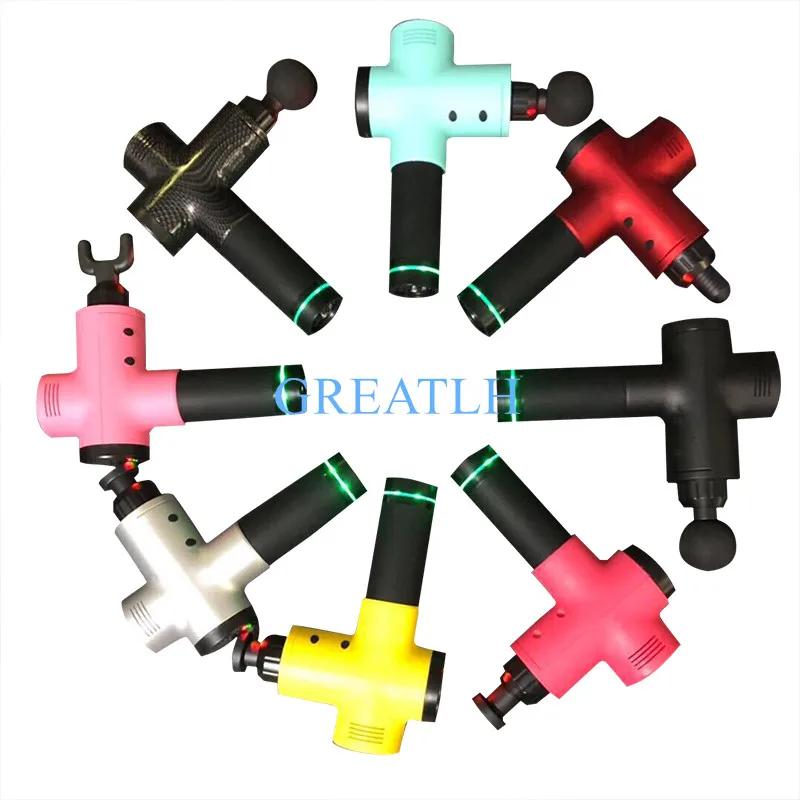 

2500 mAh 3 Gears 4 Heads Percussion Therapy Massage Gun Electric Vibrating Muscle Relax