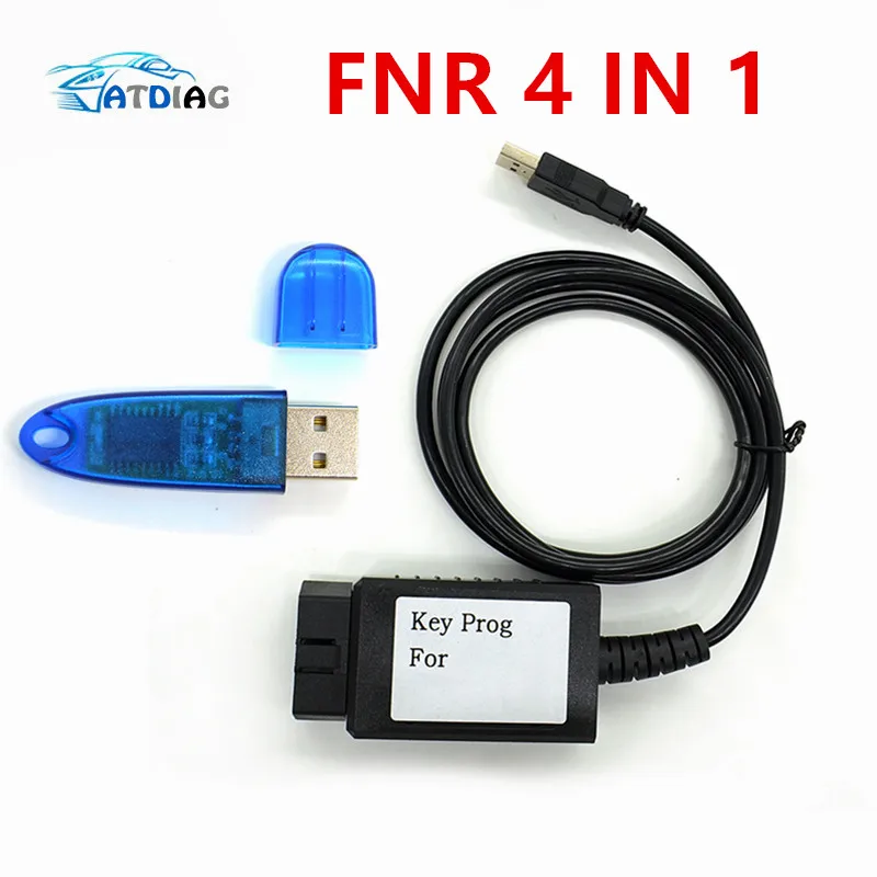 

Newest Key Programmer FNR 4 IN 1 USB Dongle Vehicle Programming For F-ord/Nis-san FNR Key Prog 4-IN-1 By Blank Key