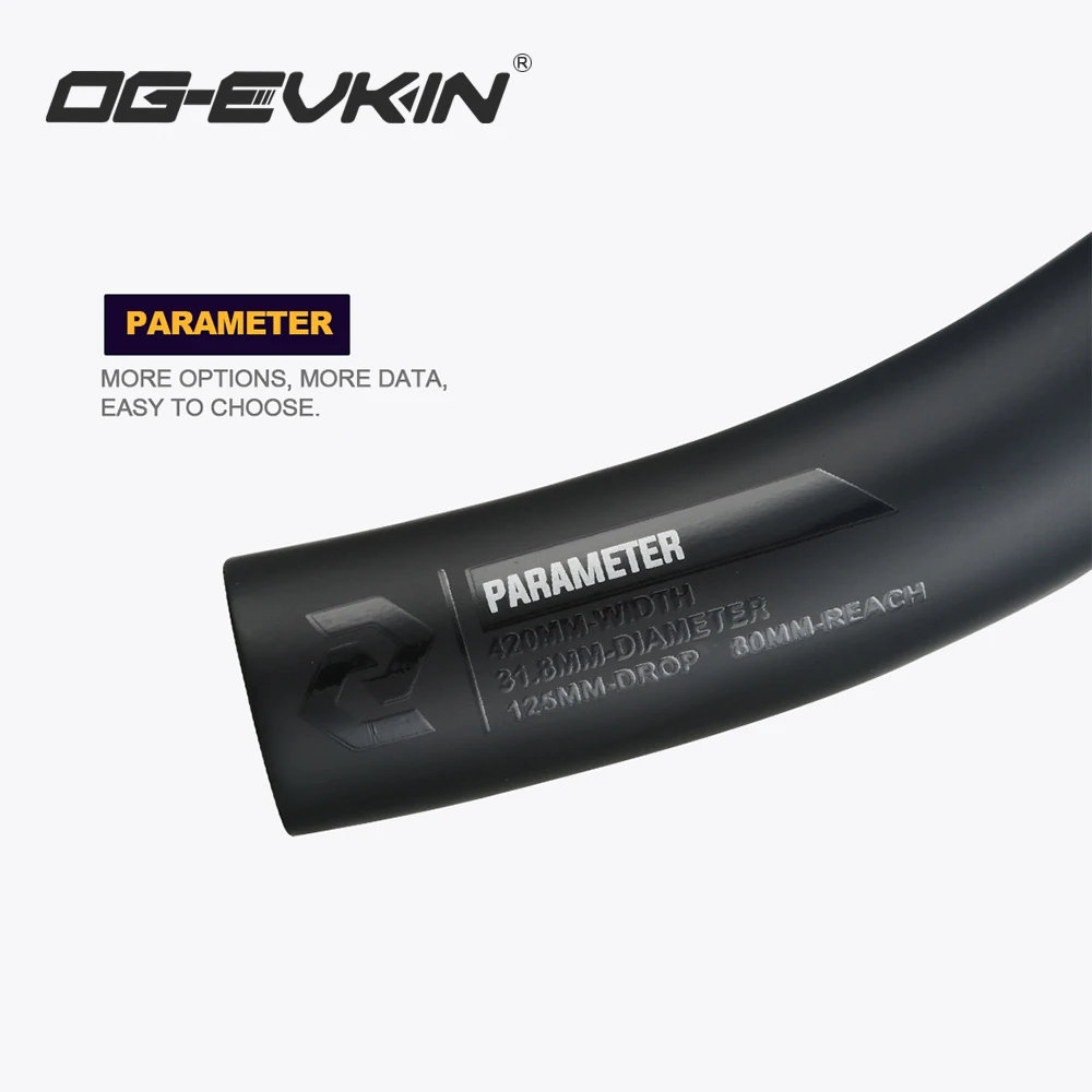 OG EVKIN HB 011 углеродный руль для шоссейного велосипеда 31 8 мм 380/400/420/440