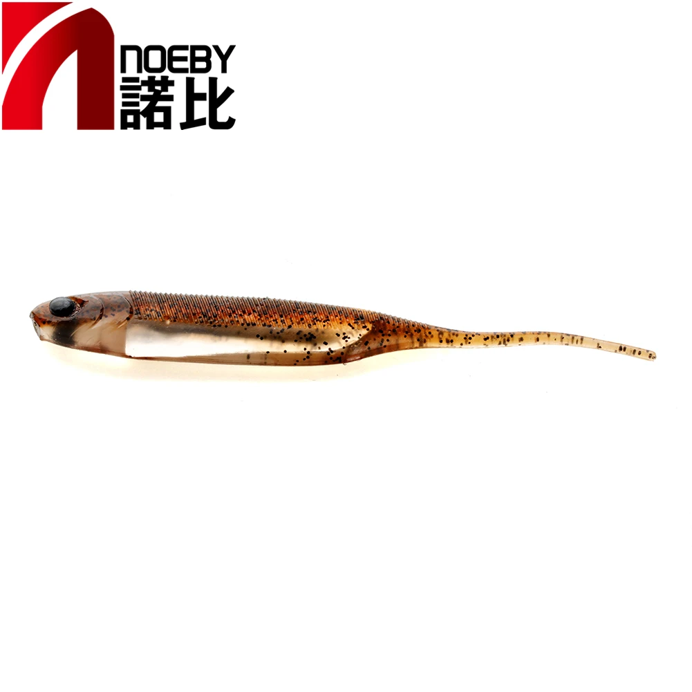 Noeby 3001L приманка для рыбалки, Мягкая приманка, воблеры, искусственная приманка, 4 шт./лот, 7,5 см-1,3 г, 10 см-3,0 г, внутренний лазер для ловли окуня и щуки