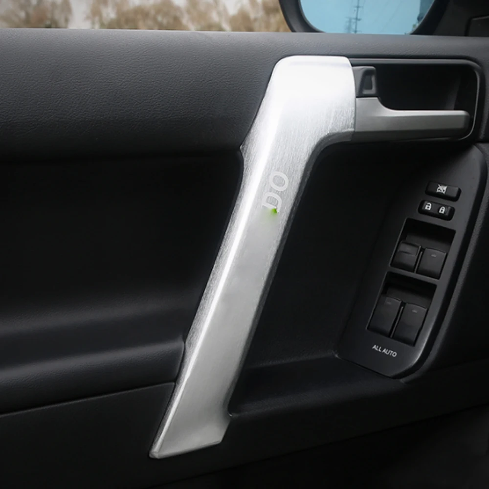 Gelinsi для Toyota Prado, автомобильный Стайлинг, внутренняя дверь, подлокотник, панель, накладка, рамка, наклейка, аксессуары для интерьера
