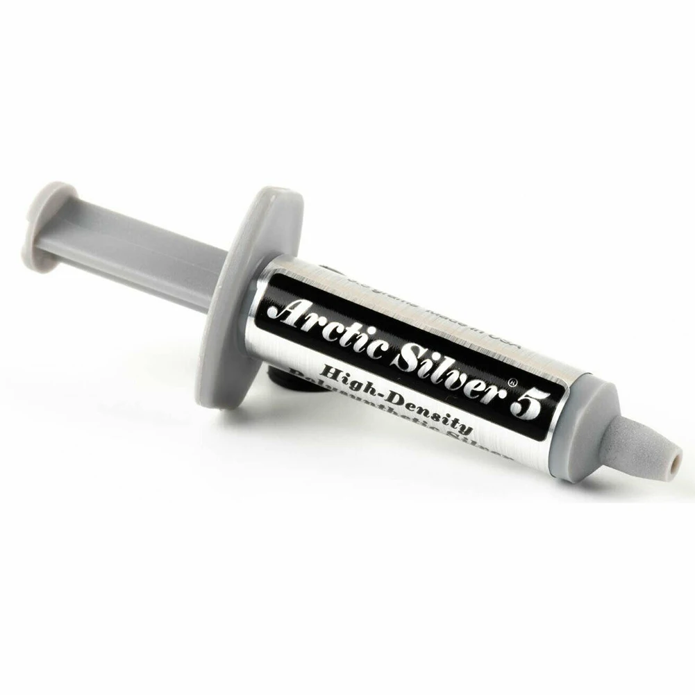 Arctic Silver 5 режущий край смазки соединение проводящий нетоксичный процессор кулер Аксессуары радиатора высокой плотности термопаста