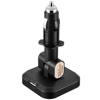 

Car Magnetic Qi Wireless Charger Car Phone Mount Charger Holder For iPhone Samsung Cigarette Lighter Wireless Charging(Black)