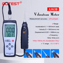 Цифровой Виброметр OUTEST 0,1~ 199,9 м/с, точный виброизмерительный прибор, измерительный прибор, Виброметр, детектор неисправностей