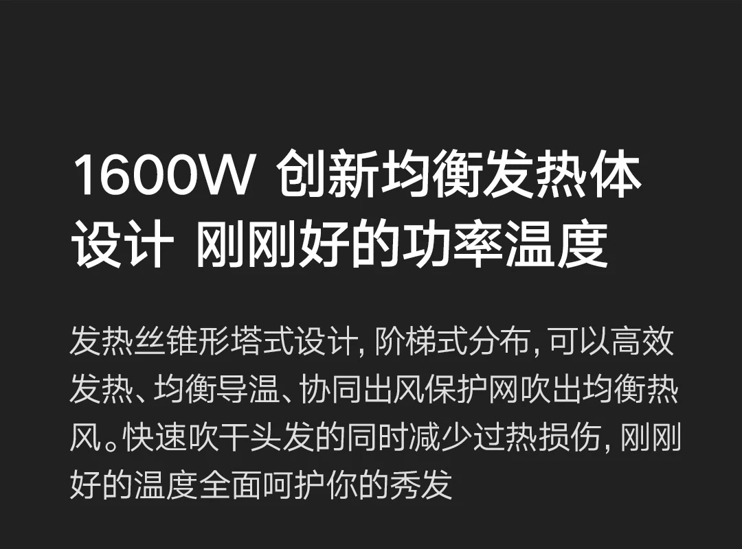 Xiaomi Mijia портативный фен с отрицательными ионами, уход за волосами с отрицательными ионами, складной, хорошее хранение, большой объем воздуха, быстрая сушка