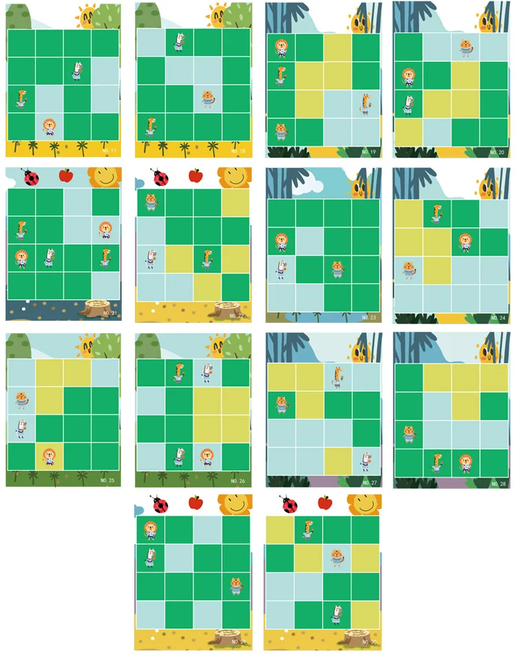 Логическое мышление обучение Раннее детство дети Sudoku Фокус Обучение Деревянная развивающая сила игрушка 3-4-5-6 головоломка