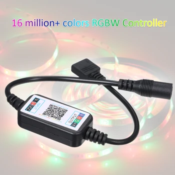 

Strips Light Controller BT 4.0 RGBW Controller for LED Strip Light Working with Android/iOS Smartphone Free App Wireless
