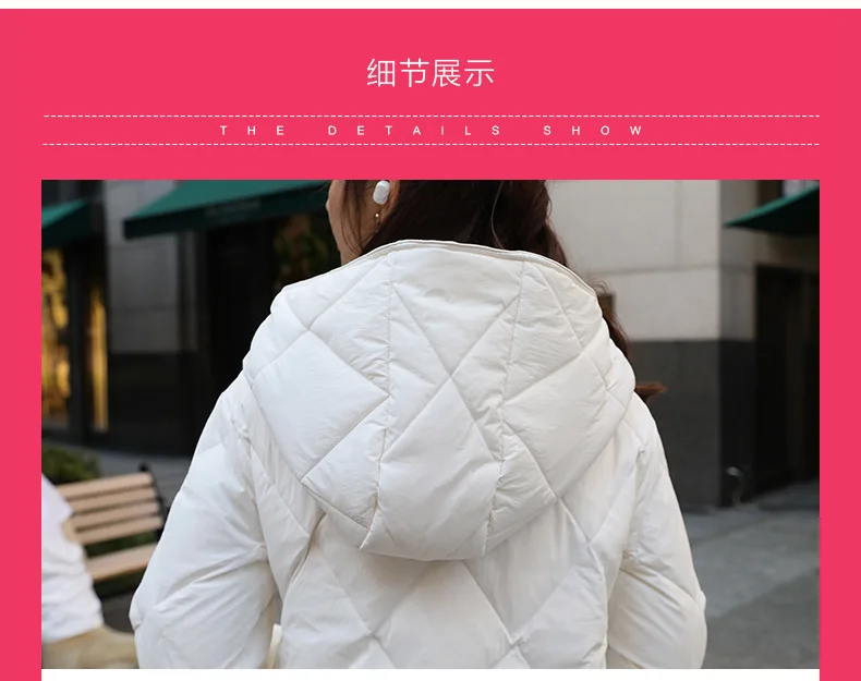 women new style long hooded duck down jackets female fashion casual slim warm clothes lady popular winter over knee jackets