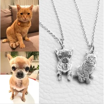 

Pet Custom Keychain Necklace