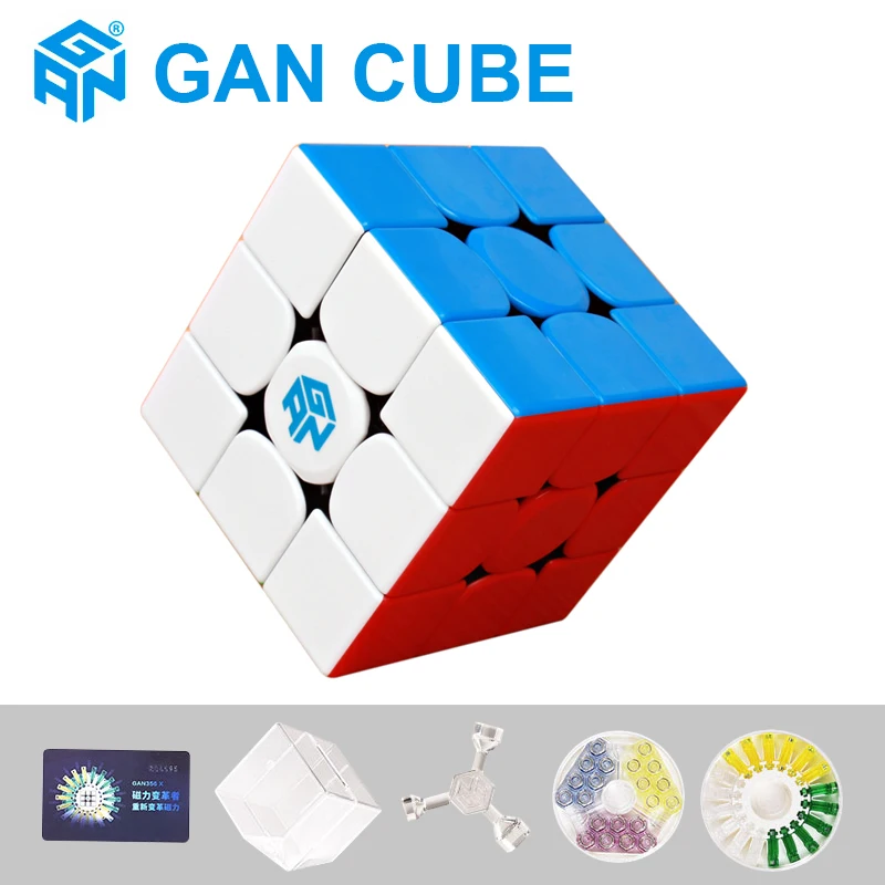 

New GAN356 R 3x3x3 Magnetic Magic Speed Cube GAN 356 X Professional Puzzle Cubes Gan354 M Magnets Cubo Magico Gans Cube 3x3X3