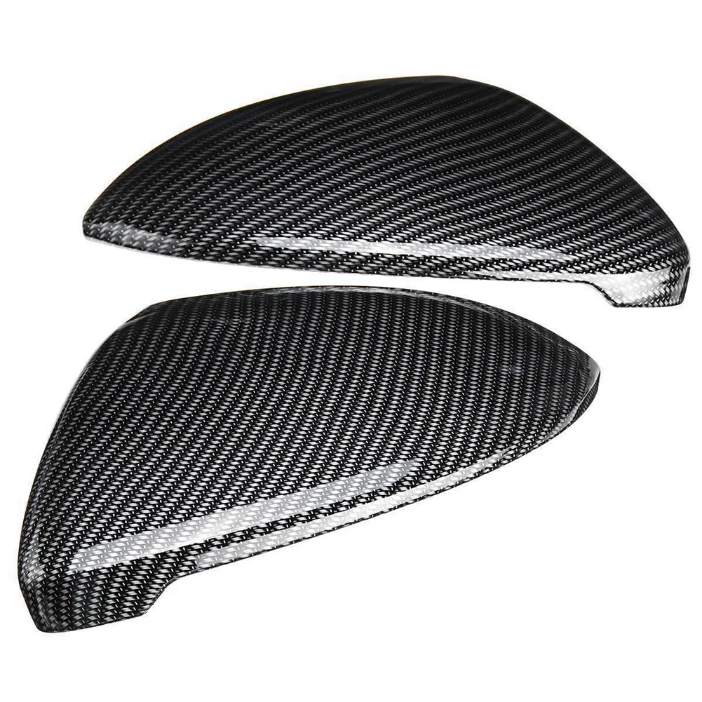 2 шт карбоновые крышки Зеркала бокового крыла двери автомобиля для V-W Golf 7