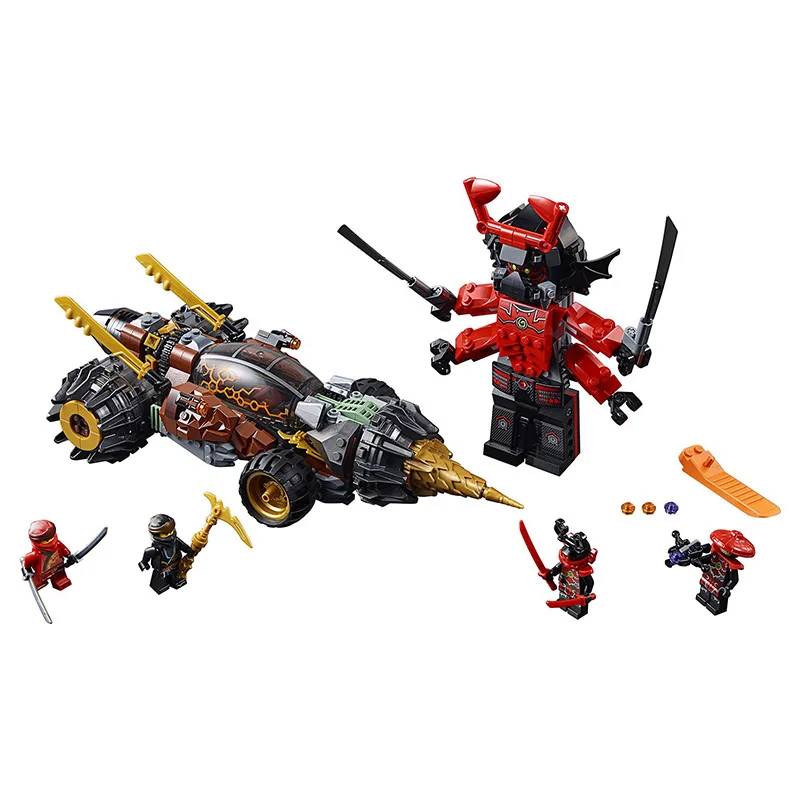 Строительный набор LEGO NINJAGO Legacy Cole's Earth Driller 70669 (587 шт.) строительные блоки сделай