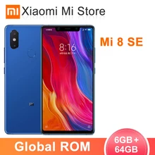 Глобальная ПЗУ Xiaomi Mi 8 SE 6 ГБ ОЗУ 64 Гб ПЗУ Восьмиядерный мобильный телефон Snapdragon S710 3120 мАч 12 Мп+ 5 Мп двойная камера