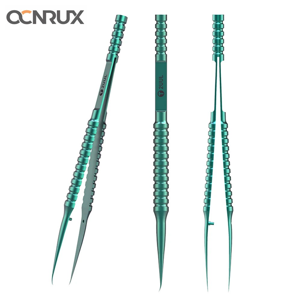 

2UUL Titanium Alloy Ultra-precision Fingerprint Tweezers for Phone Microscope BGA Motherboard Chip IC Repair