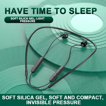 

Bluetooth Wireless Sleeping Earphone HiFi Soft Silicone Wireless Headset In-Ear Earphone Noise Cancelling Earphone With Mic