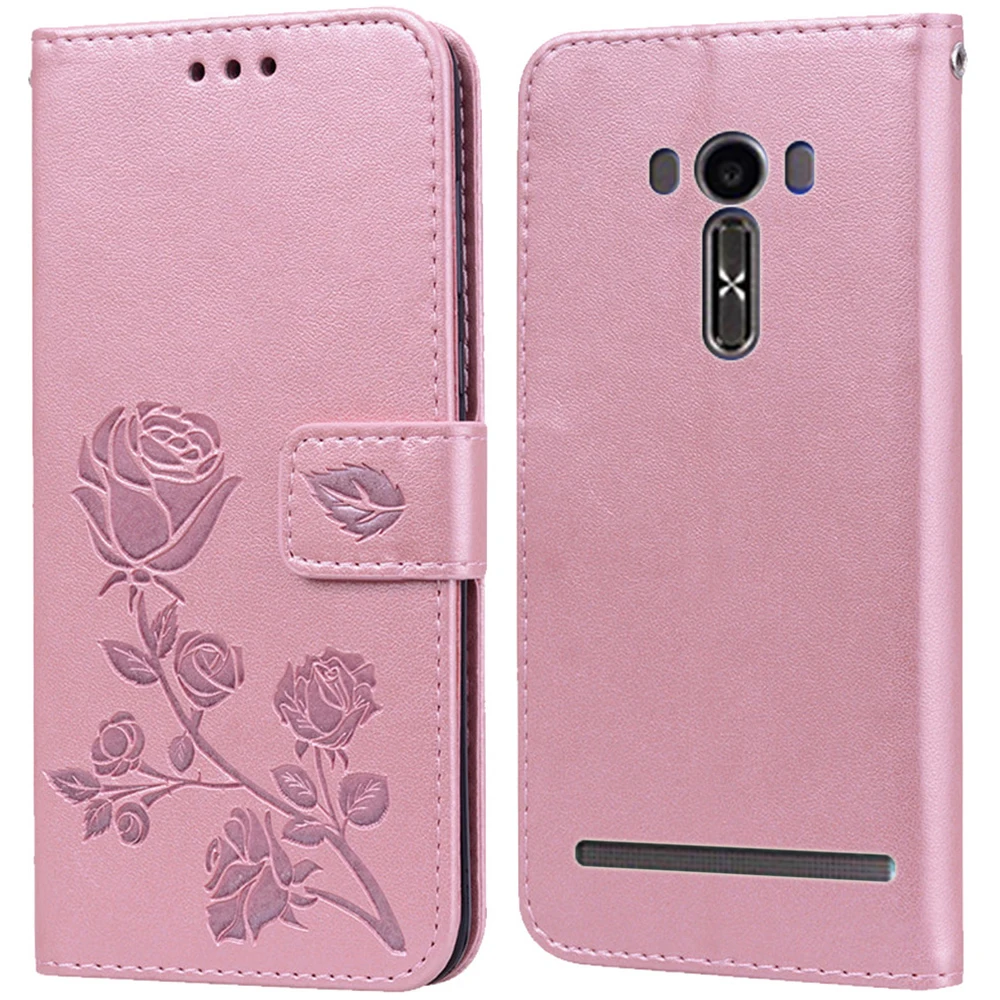 Чехол-книжка для Asus Zenfone 2 Laser ZE550KL ZE551KL Z00LD кожаный | Мобильные телефоны и