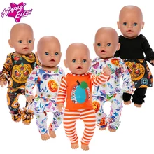 Новая милая одежда на Хэллоуин, подходит для 43 см, кукла для малышей, 17 дюймов, аксессуары для куклы Reborn