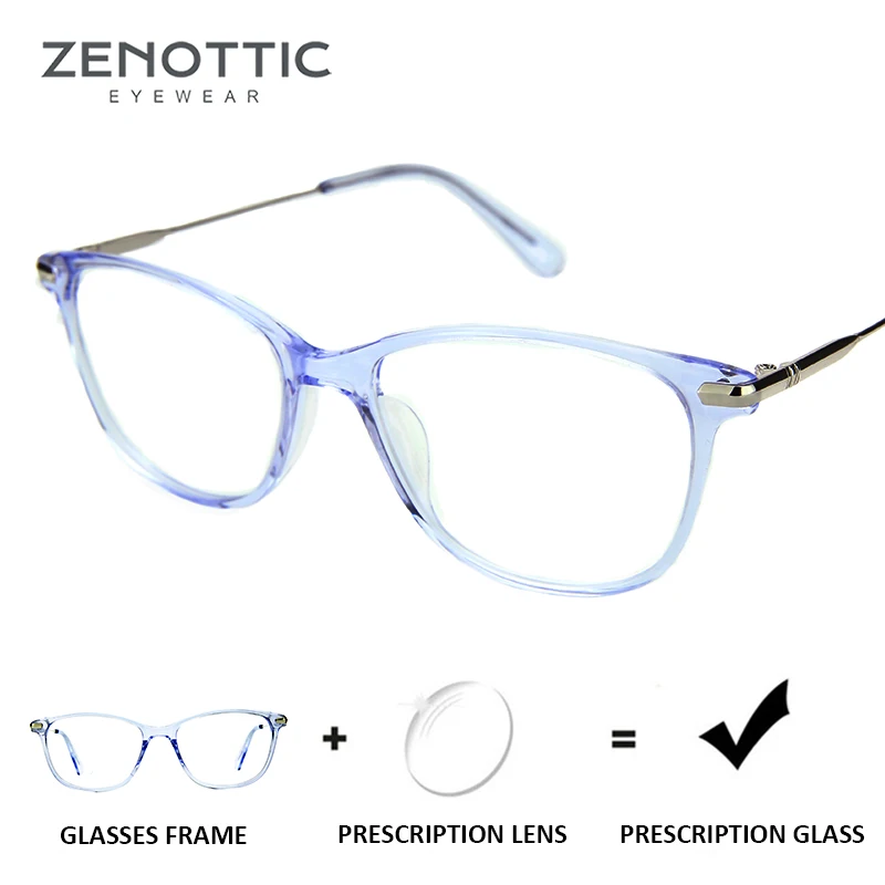 Очки ZENOTTIC женские по рецепту прозрачные оптические аксессуары для коррекции