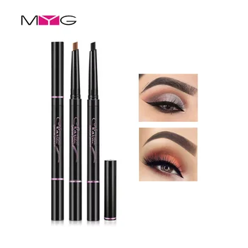 

MYG Auto Waterproof Eyebrow Pencil Black Brown Eye Brow Enhancer Easy To Wear Professional Eyebrow Pen Nature Make Up